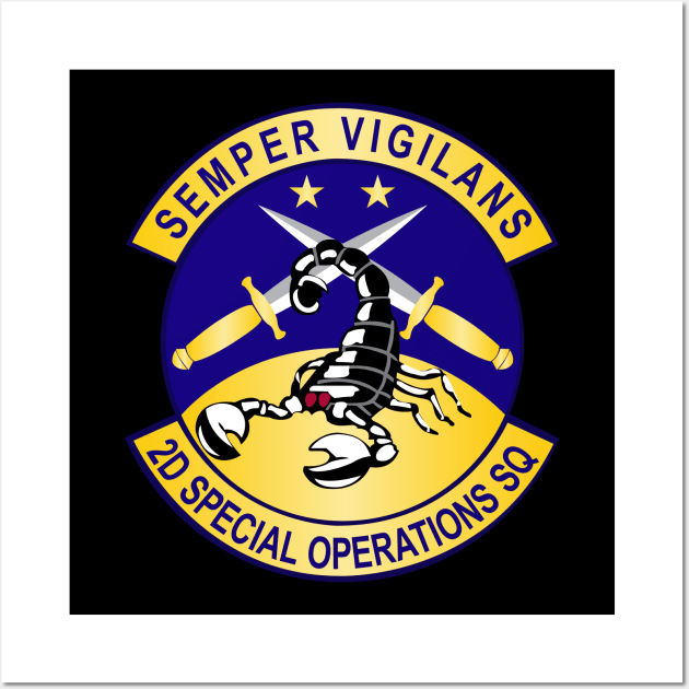 2nd Special Operations Squadron wo Txt Wall Art by twix123844